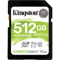 Kingston SDXC Canvas Select Plus 512 GB