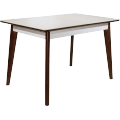 Раздвижной кухонный стол MG-A05 White Brown
