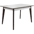 Раздвижной кухонный стол MG-A05 White Black