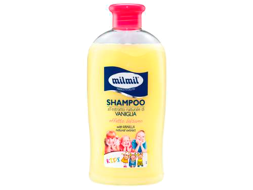 Milmil шампунь и кондиционер для волос детский 2 в 1 ваниль 500мл